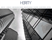 Tablet Screenshot of herity.com